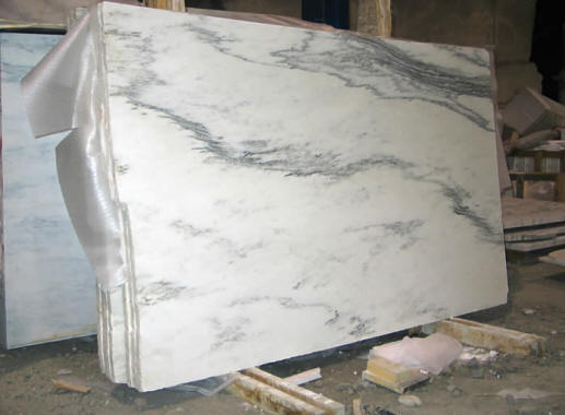 Vermont Mountain White Danby Marble Slabs Vermont Marble